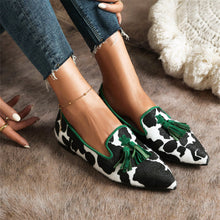 Load image into Gallery viewer, New Fashion Pointed Muller Shoes 40-43 Size Leopard Pattern Casual Single Shoe