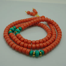 Load image into Gallery viewer, Tibetan style 108 counting beads glass beads holding a rosary car beads Necklace or Bracelet home decor