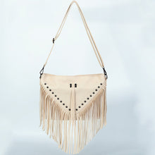 Load image into Gallery viewer, Rivet Soft Leather Trend Casual Rivet Tassel Bag Single Shoulder Diagonal Cross Women's Bag
