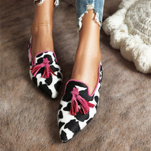 Load image into Gallery viewer, New Fashion Pointed Muller Shoes 40-43 Size Leopard Pattern Casual Single Shoe