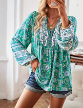 Load image into Gallery viewer, Autumn Style Commuter Print Long Sleeve Shirt