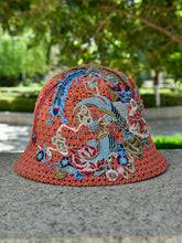 Load image into Gallery viewer, Spring Summer Fisherman Hat Embroidered Big Head Cover Face UV Protection Hat Big Brim Sun Hat, Outdoor Hat