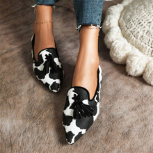 Load image into Gallery viewer, New Fashion Pointed Muller Shoes 40-43 Size Leopard Pattern Casual Single Shoe