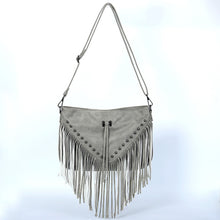 Load image into Gallery viewer, Rivet Soft Leather Trend Casual Rivet Tassel Bag Single Shoulder Diagonal Cross Women's Bag
