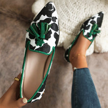 Load image into Gallery viewer, New Fashion Pointed Muller Shoes 40-43 Size Leopard Pattern Casual Single Shoe