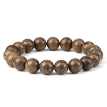 Load image into Gallery viewer, Natural Wooden Beads Bracelet Tibetan Buddha Rosary Handmade Bracelets Men and Women Yoga Meditation Prayer Beaded Jewelry Gifts