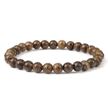 Load image into Gallery viewer, Natural Wooden Beads Bracelet Tibetan Buddha Rosary Handmade Bracelets Men and Women Yoga Meditation Prayer Beaded Jewelry Gifts