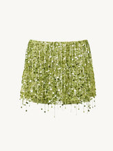 Load image into Gallery viewer, Sexy Sequin Tassels Beach Outfits Women Shiny Fashion Bikinis Sets Female 2025 Summer Holiday High Street Raves Sets 2 Pieces