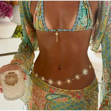 Load image into Gallery viewer, Beach Printed Bikini Skirts Set Women's Sexy Backless Sleeveless Lace-up Swimwear Long Skirt 2025 Summer New Lady Vacation Suit