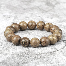 Load image into Gallery viewer, Natural Wooden Beads Bracelet Tibetan Buddha Rosary Handmade Bracelets Men and Women Yoga Meditation Prayer Beaded Jewelry Gifts