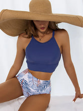 Load image into Gallery viewer, Sexy Bikini 2024 Woman High Neck Swimsuit Female Two Pieces Swimwear Women High Waist Bikinis Set Beach Wear for Bathing Suit
