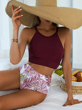 Load image into Gallery viewer, Sexy Bikini 2024 Woman High Neck Swimsuit Female Two Pieces Swimwear Women High Waist Bikinis Set Beach Wear for Bathing Suit