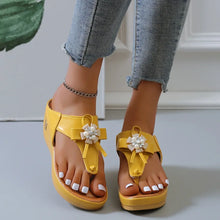 Load image into Gallery viewer, Summer Sandals Women 2024 Big Size Platform Sandals Wedges Flip Flops Comfortable Slippers Ladies Non-Slip Open Toe Beach Shoes
