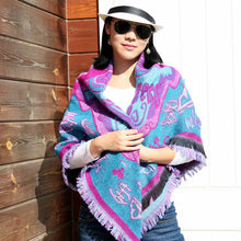 Load image into Gallery viewer, Nepal Vintage Printed Shawl Women's Imitation Cashmere Warm Ethnic Style Tibetan Scarf