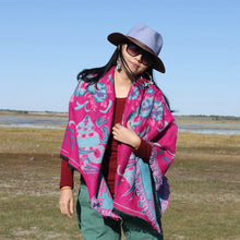 Load image into Gallery viewer, Nepal Vintage Printed Shawl Women's Imitation Cashmere Warm Ethnic Style Tibetan Scarf