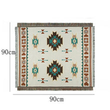 Load image into Gallery viewer, Tribal Blankets Indian Outdoor Rugs Camping Picnic Blanket Boho Decorative Bed Blankets Plaid Sofa Mats Travel Rug Tassels