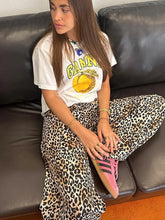 Load image into Gallery viewer, Vintage Leopard Print Pants Women Casual Loose Lace Up Wide Leg Trousers Female 2024 Summer Fashion All-match Lady Streetwear