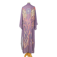 Load image into Gallery viewer, Women's Clothing Wings Cover-ups Beach Long Boho Kaftan Dress Kimono Mujer Pareos De Playa