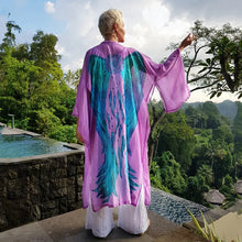 Load image into Gallery viewer, Women's Clothing Wings Cover-ups Beach Long Boho Kaftan Dress Kimono Mujer Pareos De Playa