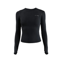 Load image into Gallery viewer, Women's Long Sleeve Top Yoga Shirts Running T-Shirt Workout Fitness Gym Sports Top Training Crop Top Solidcolor