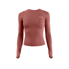 Load image into Gallery viewer, Women's Long Sleeve Top Yoga Shirts Running T-Shirt Workout Fitness Gym Sports Top Training Crop Top Solidcolor