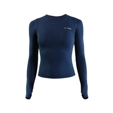 Load image into Gallery viewer, Women's Long Sleeve Top Yoga Shirts Running T-Shirt Workout Fitness Gym Sports Top Training Crop Top Solidcolor