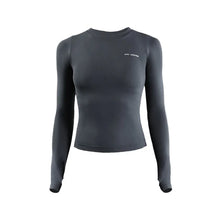 Load image into Gallery viewer, Women's Long Sleeve Top Yoga Shirts Running T-Shirt Workout Fitness Gym Sports Top Training Crop Top Solidcolor