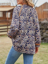 Load image into Gallery viewer, Women's Spring and Autumn Bohemian Print Long Sleeve Tunic Blouse