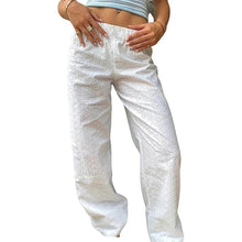Load image into Gallery viewer, Bohemian Hollow Out Embroidery Lace Pants