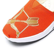 Load image into Gallery viewer, Pattern Color Blocking Canvas Platform Rocker Sole Shake Shoes