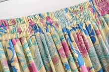 Load image into Gallery viewer, Spring New Elastic Waist Positioning Printing Large Swing Skirt