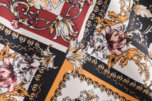 Load image into Gallery viewer, Printed Geometric Pattern Shirt Loose Stand Collar Top