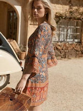 Load image into Gallery viewer, Vacation Spring Bohemian Hollow Print Beach Skirt