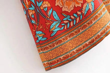 Load image into Gallery viewer, Vacation Spring Bohemian Hollow Print Beach Skirt