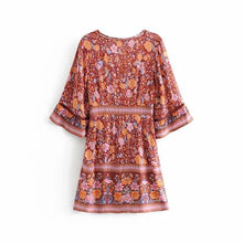 Load image into Gallery viewer, Vacation Spring Bohemian Hollow Print Beach Skirt