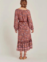 Load image into Gallery viewer, Spring New Bohemian Vintage Lace Print Cutout Long Sleeve Shirt Top