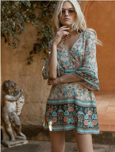 Load image into Gallery viewer, Vacation Spring Bohemian Hollow Print Beach Skirt