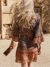 Load image into Gallery viewer, Vacation Spring Bohemian Hollow Print Beach Skirt