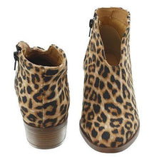 Load image into Gallery viewer, Nude Boots Deep V Sexy Short Boots Casual Comfortable Zipper Shoes Women's Boots