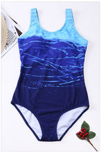 Load image into Gallery viewer, Women's Gradient Solid Color Sexy Underwireless Bikini One-Piece Swimsuit