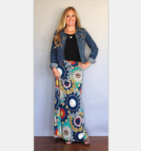 Load image into Gallery viewer, Summer New Exotic Print Skirt With Big Swing Skirt