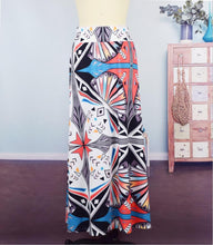 Load image into Gallery viewer, Summer New Exotic Print Skirt With Big Swing Skirt