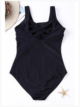 Load image into Gallery viewer, Women's Gradient Solid Color Sexy Underwireless Bikini One-Piece Swimsuit