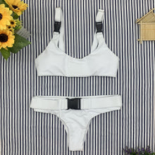 Load image into Gallery viewer, Women's Bikini Buckle Split Swimsuit