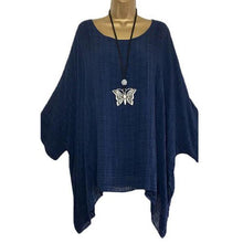 Load image into Gallery viewer, Irregular Sleeves and Hem Blouse Fashion Solid Color O-neck Casual Jacket