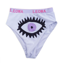 Load image into Gallery viewer, New Split Swimsuit High Waist Feminine Print Eye Bikini