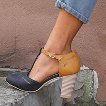 Load image into Gallery viewer, Large Size Thick and Suede Wild High Heel Sandals Women