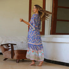 Load image into Gallery viewer, Bohemian Beach Holiday Style Pleated Print Dress
