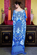 Load image into Gallery viewer, Bohemia Loose Printed Beach Cover-ups Maxi Dress
