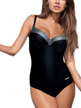 Load image into Gallery viewer, Siamese Women's Triangle Swimsuit Large Size Contrast